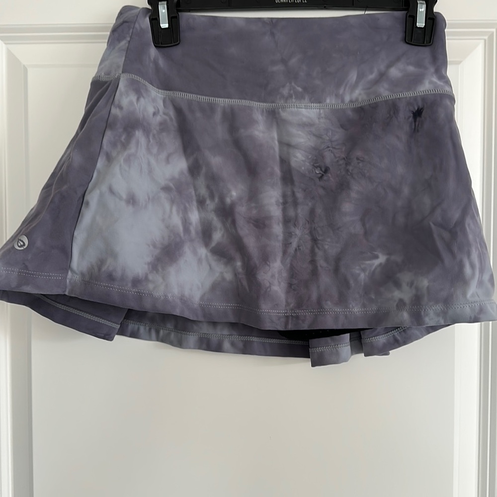 Tie dye tennis skirt